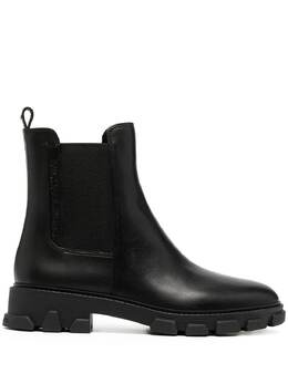 Michael Michael Kors: Чёрные ботинки 