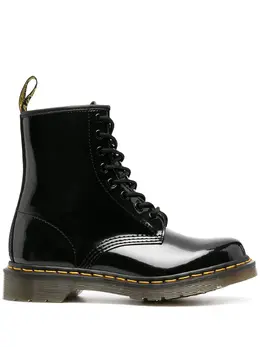 Dr. Martens: Чёрные ботинки  1460