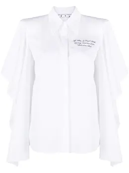 Off-White: Яркая рубашка 