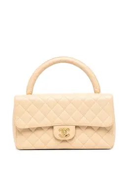 Chanel Pre-Owned: Бежевая сумка на руку 