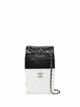 Chanel Pre-Owned: Двухцветная сумка 