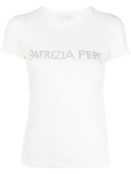 Patrizia Pepe: Белая футболка 