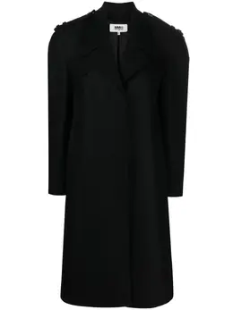 MM6 Maison Margiela: Однобортное пальто 