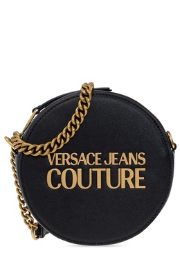 VERSACE JEANS COUTURE: Чёрная сумка 