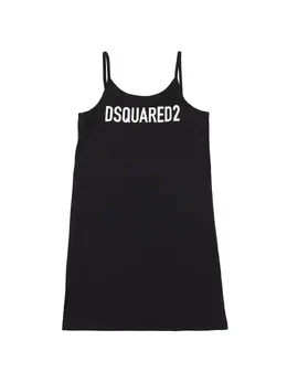 DSQUARED2: Платье  Tank с принтом
