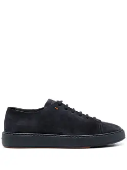 Santoni: Синие кроссовки 