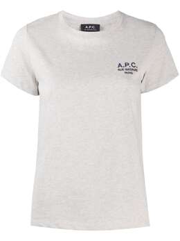 A.P.C.: Футболка с принтом 
