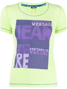 Versace Pre-Owned: Футболка с принтом 