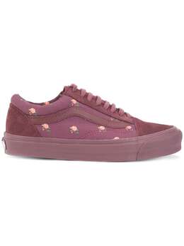 Vans: Бордовые кроссовки  Old Skool