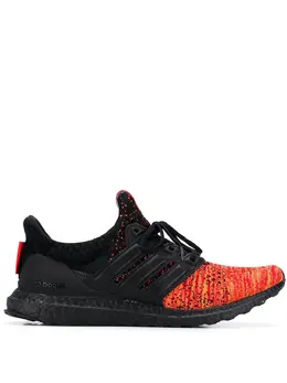 adidas: Чёрные кроссовки  UltraBoost