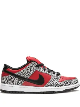 Nike: Красные кроссовки  Dunk Low Premium