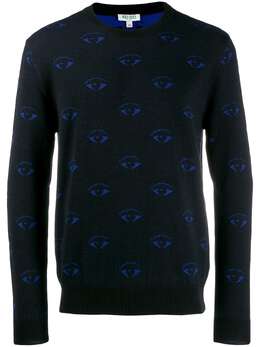 Kenzo: Чёрный свитер  Eye