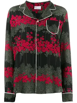 RED Valentino: Рубашка с принтом 