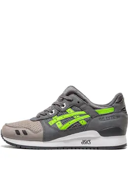 Asics: Зелёные кроссовки  Gel-Lyte 3