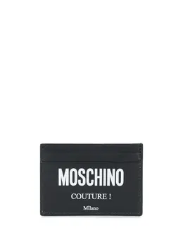 Moschino: Картхолдер с принтом 