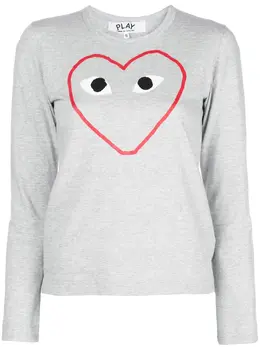 Comme Des Garçons Play: Хлопковая футболка 
