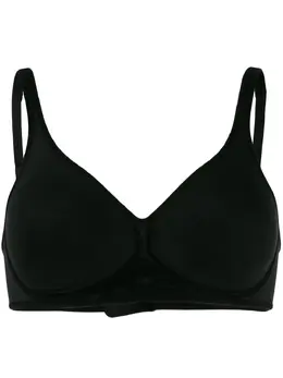 Wolford: Чёрный бюстгальтер  3W Skin