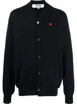 Comme Des Garçons Play: Кардиган  Heart с v-образным вырезом