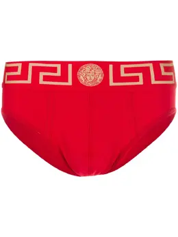Versace: Трусы  Greca