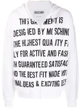 Moschino: Толстовка с принтом 