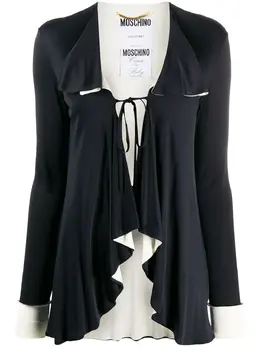 Moschino Pre-Owned: Чёрный кардиган 