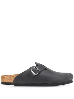 Birkenstock: Чёрные сабо  Boston
