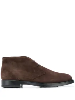 Tod's: Коричневые ботинки 