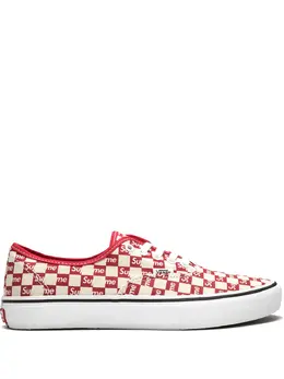 Vans: Красные кроссовки  Authentic Pro