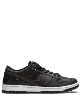 Nike: Чёрные кроссовки  SB Dunk Low