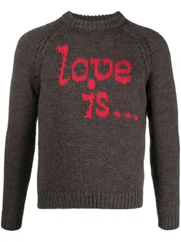 Dsquared2: Коричневый свитер  Love Is