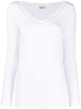 Brunello Cucinelli: Топ с длинным рукавом 
