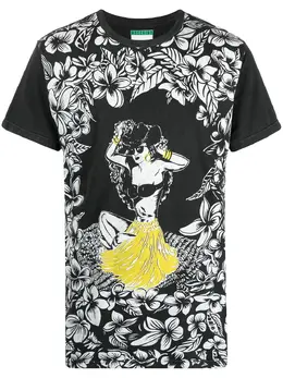 Moschino Pre-Owned: Футболка с принтом 