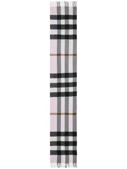Burberry: Розовый шарф 