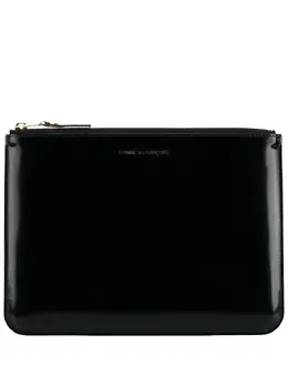 Comme Des Garçons Wallet: Чёрный клатч 