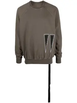 Rick Owens DRKSHDW: Чёрный свитшот 