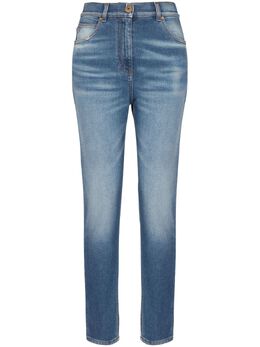 Balmain: Голубые джинсы 