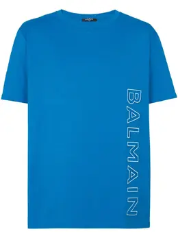 Balmain: Футболка с принтом 