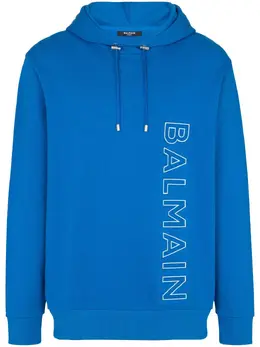 Balmain: Голубая толстовка 