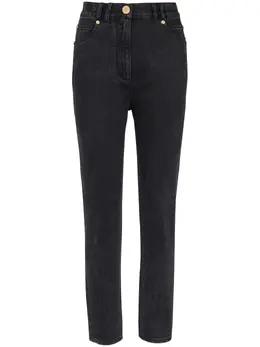 Balmain: Чёрные джинсы 