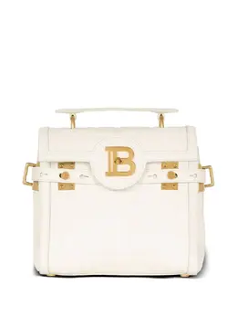 Balmain: Белая сумка-шоппер  B-Buzz 23