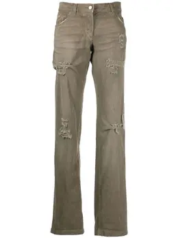 Dolce & Gabbana Pre-Owned: Рваные брюки 