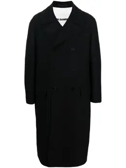 Jil Sander: Двубортное пальто 