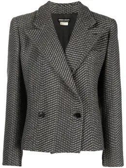 Giorgio Armani Pre-Owned: Двубортная куртка 
