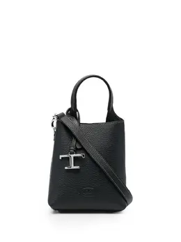 Tod's: Чёрная сумка-шоппер 