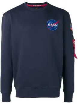 Alpha Industries: Голубой свитшот 