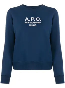 A.P.C.: Голубой свитшот 