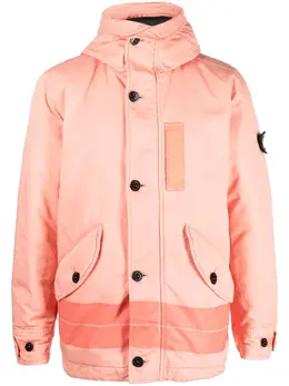 Stone Island: Пуховик с капюшоном 