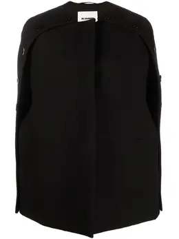Jil Sander: Пальто с разрезом 