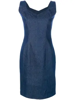 John Galliano Pre-Owned: Синее платье 