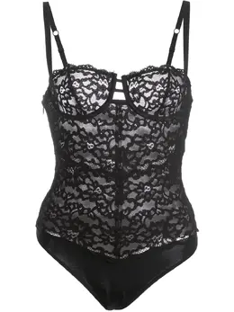 Fleur Du Mal: Чёрный боди 